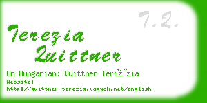 terezia quittner business card